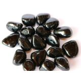 Turmalin schwarz natur (Sch&ouml;rl) Trommelsteine -...