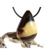 Septarie XL Schmuckstein Cabochon / Trommelstein gebohrt - Sonderqualität - ca. 3,9 cm x 2,5 cm x 1,6 cm