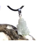 Zinkit Kristallstufe / Rohstein Anh&auml;nger Silber&ouml;se - Rarit&auml;t - Sonderqualit&auml;t - ca. 3,4 cm x 1,5 cm x 1,1 cm