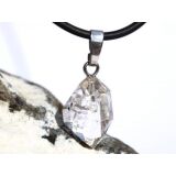 Herkimer Diamant Doppelender Kristall Anh&auml;nger...