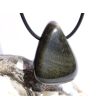 Goldobsidian Trommelstein / Schmuckstein gebohrt - AA-Sonderqualität - ca. 3,3 cm x 2,7 cm x 1,6 cm