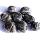 Mondstein schwarz (Feldspat) Trommelsteine -...