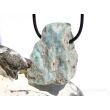 Larimar XXL Rohstein gebohrt  (Pektolith blau) - Rarit&auml;t - ca. 4 cm x 3,3 cm x 1,6 cm