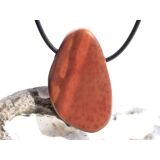 Printstone XXL Schmuckstein / Trommelstein gebohrt - Sonderqualität - ca. 4,2 cm x 2,6 cm x 1,1 cm