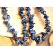 Sodalith Splitterkette / Splitterhalskette - ca. 45 cm