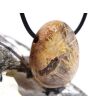 Versteinertes Holz Trommelstein gebohrt - Sonderqualität - ca. 2,9 cm x 2,3 cm x 1,4 cm