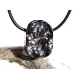 H&auml;matit natur (roter Glaskopf) Schmuckstein gebohrt...