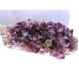 Amethyst Kristallstufe / Ladestufe mitteldunkel...