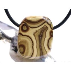 Schalenblende Schmuckstein / Scheibenstein gebohrt (Sphalerit-Wurtzit) - Rarit&auml;t - AA-Sonderqualit&auml;t - Handarbeit - ca. 2,5 cm x 2 cm x 0,7 cm