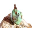 Chrysopras Schmuckstein / Trommelstein gebohrt - ca. 2,4 cm x 2,1 cm x 1,7 cm
