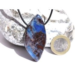 Richterit XXXL Schmuckstein / Scheibenstein gebohrt - Rarit&auml;t - AA-Sonderqualit&auml;t - Unikat - Handarbeit - ca. 5,2 cm x 2,4 cm x 0,9 cm (GKS)