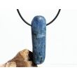 Disthen blau "Silberschimmer" XXL Schmuckstein / Trommelstein gebohrt (Cyanit / Kyanit) - Sonderqualit&auml;t - ca. 4,8 cm x 1,5 cm x 1 cm