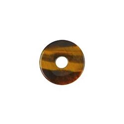 Tigerauge Donut Edelstein 17 mm (4 mm stark)