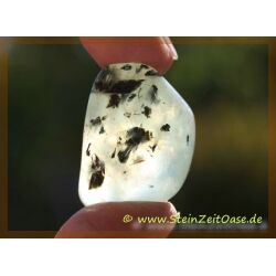 Prehnit gr&uuml;n Trommelstein - Sonderqualit&auml;t - ca. 2,8 cm x 2,3 cm x 1,4 cm