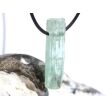 Aquamarin aquablau natur (Beryll) XL Kristallstab / Schmuckstein gebohrt - AA-Sonderqualität - Rarität - Handarbeit - ca. 3,9 cm x 1,1 cm x 1 cm