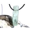 Aquamarin aquablau natur (Beryll) XL Kristallstab / Schmuckstein gebohrt - AA-Sonderqualität - Rarität - Handarbeit - ca. 3,9 cm x 1,1 cm x 1 cm