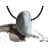 Quarz-Katzenauge (Aqualith, Schillerquarz) Trommelstein gebohrt - Sonderqualität - ca. 3 cm x 1,9 cm x 1,4 cm