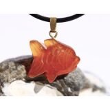 Karneol "Fisch" (gebr.) Schmuckstein...