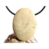 Versteinerte Koralle XXL Schmuckstein Cabochon /...