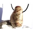 Landschaftsjaspis XXL Trommelstein gebohrt - Sonderqualität - ca. 4,9 cm x 3,1 cm x 1,5 cm