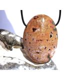 Ozeanachat XXXL Schmuckstein Cabochon gebohrt...