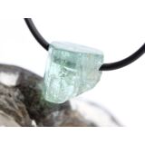 Aquamarin aquablau natur (Beryll) Kristallstab / Schmuckstein gebohrt - AA-Sonderqualität - Rarität - Handarbeit - ca. 1,4 cm x 1,4 cm x 1,4 cm