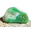 Chrysopras XL Trommelstein - Sonderqualität - ca. 3,6 cm x 2,1 cm x 0,9 cm (Fairer Handel / GKS)