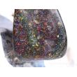 Honduras-Opal (Blackopal) XXL Trommelstein gebohrt - Sonderqualit&auml;t - Rarit&auml;t - ca. 4,4 cm x 2,7 cm x 1,5 cm (Fairer Handel / GKS)