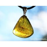 Turmalin grün (Verdelith) XL Schmuckstein Cabochon Anhänger Silberöse - AAA-Sonderqualität - Rarität - Handarbeit - ca. 4,7 cm x 3,5 cm x 1 cm