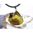 Turmalin grün (Verdelith) XL Schmuckstein Cabochon Anhänger Silberöse - AAA-Sonderqualität - Rarität - Handarbeit - ca. 4,7 cm x 3,5 cm x 1 cm
