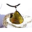 Turmalin grün (Verdelith) XL Schmuckstein Cabochon Anhänger Silberöse - AAA-Sonderqualität - Rarität - Handarbeit - ca. 4,7 cm x 3,5 cm x 1 cm