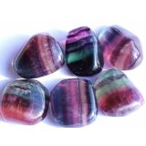 Fluorit bunt "Regenbogenfluorit" Trommelsteine...