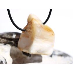 Opalholz / Holzopal / versteinertes Holz opalisiert XL Trommelstein gebohrt - Sonderqualit&auml;t - ca. 3,9 cm x 3,2 cm x 2,1 cm