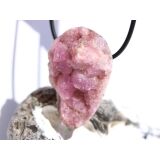 Kobaltcalcit / Kobaltdolomit XXL Schmuckstein / Kristallstufe gebohrt - Rarit&auml;t - AA-Sonderqualit&auml;t - Handarbeit - ca. 4,2 cm x 2,9 cm x 2,4 cm (GKS)