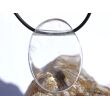 Bergkristall XXL Schmucksteine / Scheibensteine gebohrt - AA-Sonderqualität - ca. 4 cm x 3 cm x 0,9 cm