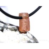 Topas Imperial rosa Kristallstab natur gebohrt (Rohstein)...