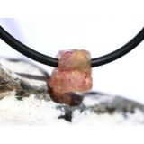 Topas Imperial rosa Kristallstab natur gebohrt (Rohstein)...