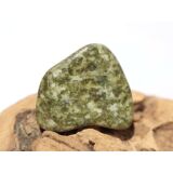 Schneeflockenepidot (Epidot-Feldspat) Trommelstein -...