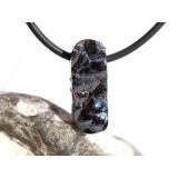 H&auml;matit natur (roter Glaskopf) Schmuckstein gebohrt...