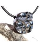 H&auml;matit natur (roter Glaskopf) Schmuckstein gebohrt...