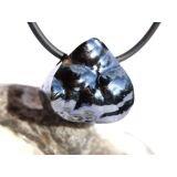 H&auml;matit natur (roter Glaskopf) Schmuckstein gebohrt...