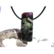 Eudialyt XL Stab-Schmuckstein / Scheibenstein gebohrt - Sonderqualität - Rarität - Handarbeit - ca. 3,4 cm x 1,4 cm x 0,9 cm