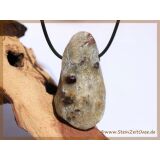 Staurolith (Kreuzstein) XXXL Trommelstein gebohrt -...