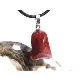 Mondolith (Eisenkiesel-Chalcedon) Trommelstein Anhänger Silberöse - Rarität - Sonderqualität - ca. 3,2 cm x 1,6 cm x 1,4 cm