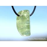 Heliodor (Beryll) "Regenbogenkristall" Schmuckstein / Kristallstab gebohrt - AAA-Sonderqualität - Rarität - Handarbeit - ca. 3,2 cm x 1,8 cm x 1,4 cm