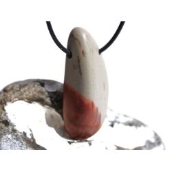 Printstone XXXL Schmuckstein / Trommelstein gebohrt - Sonderqualit&auml;t - ca. 5,3 cm x 2,1 cm x 1,5 cm