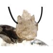 Rauchquarz hell "Skelettquarz / Elestial" XL Natur-Kristall-Doppelender gebohrt - Rarität - Sonderqualität - ca. 3,8 cm x 2,6 cm x 2,1 cm