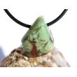 Chrysopras Schmuckstein / Trommelstein gebohrt - ca. 2,3 cm x 1,9 cm x 1,4 cm