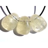 Calcit gelb (Zitronencalcit) Trommelsteine gebohrt -...