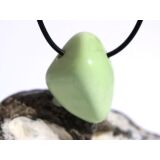 Zitronenchrysopras (Zitronenmagnesit) Trommelstein /...